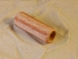 Tonhöhle Terra/Weiß ca. 6,0 cm Länge ca. 2,0 cm Durchmesser